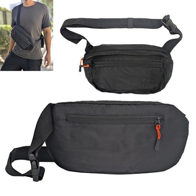 Ripstop 3 Zipper Fanny Pack